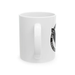 Blue Line Motor Wheel Coffee Mug