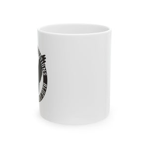 Blue Line Motor Wheel Coffee Mug