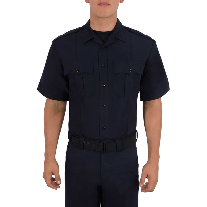 SHORT SLEEVE ZIPPERED POLYESTER SUPERSHIRT #8675