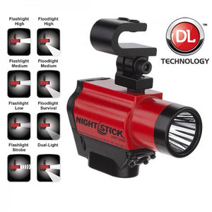 Nightstick XPP-5466R FORTEM™ - Intrinsically Safe Helmet-Mounted Dual-Light™ Flashlight Blue Line Innovations 