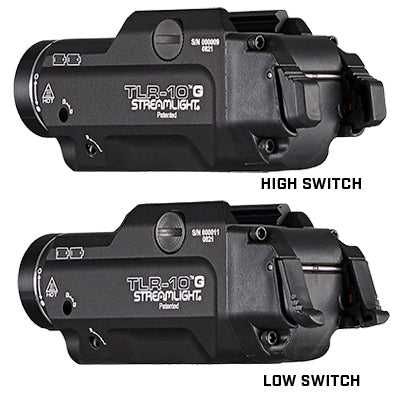 Streamlight TLR-10® GUN LIGHT WITH GREEN OR RED LASER
